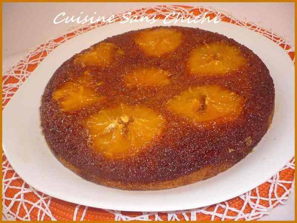 Gâteau renversé aux oranges et épices. - Préparation etape 11