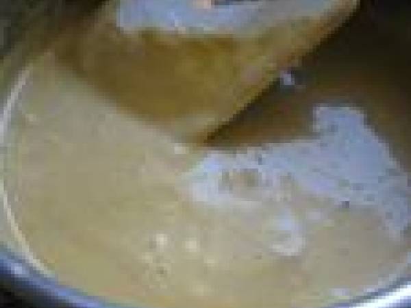 Clafoutis de Chair de Tourteau et son Espuma de Corail - Préparation etape 4