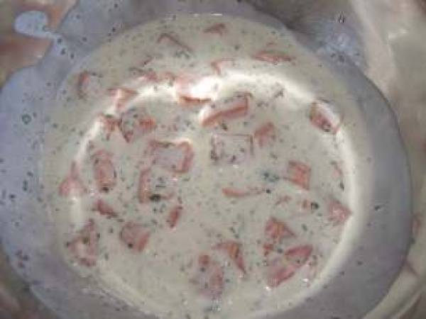 OEuf cocotte saumon aux blinis maison - Préparation etape 1