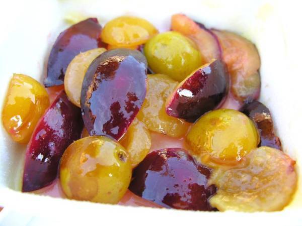 Clafoutis Quetsches et Mirabelles - Préparation etape 5