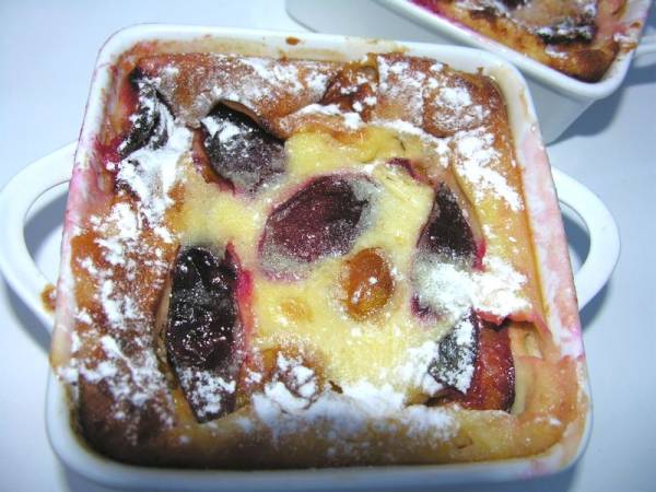 Clafoutis Quetsches et Mirabelles - Préparation etape 7