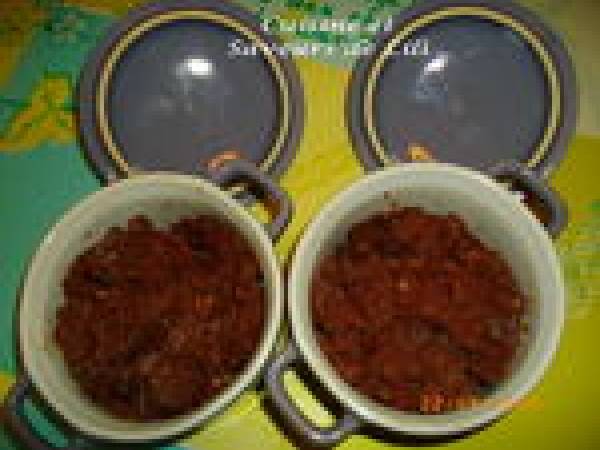 Crumble de boudin noir aux pommes - Préparation etape 5