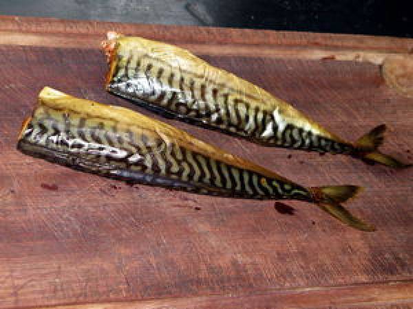 Tagliatelle au maquereau fumé - Préparation etape 1