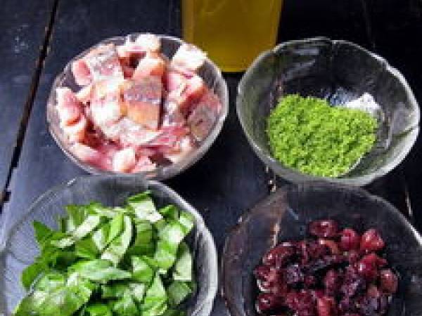 Tagliatelle au maquereau fumé - Préparation etape 2