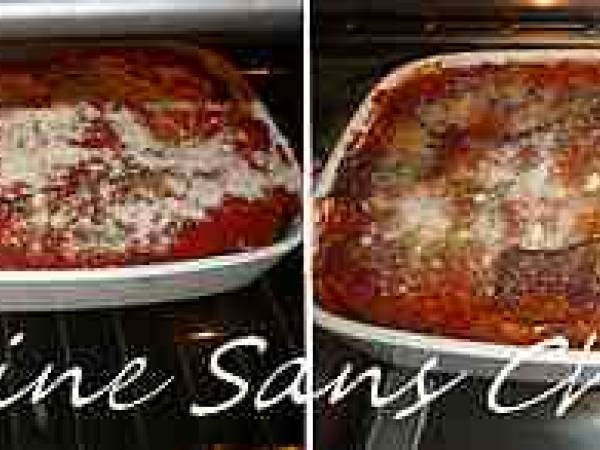 Mille-feuille d'aubergines au fromage de chèvre - Préparation etape 8