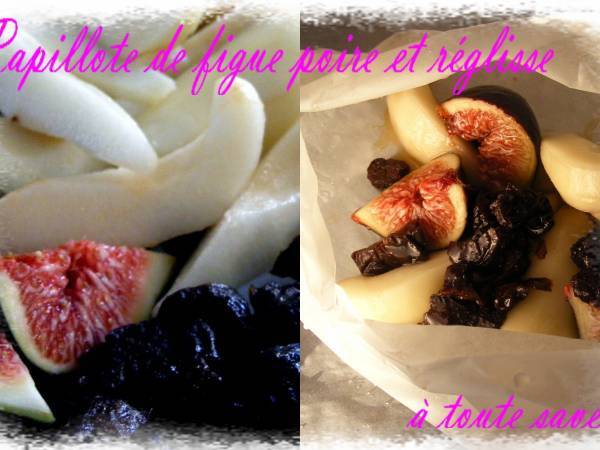 Papillote de Poire, Figue et réglisse quel délice! - Préparation etape 7