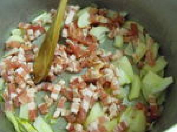 Potée de légumes aux petits lardons - Préparation etape 2
