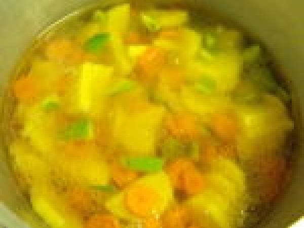 Potée de légumes aux petits lardons - Préparation etape 4