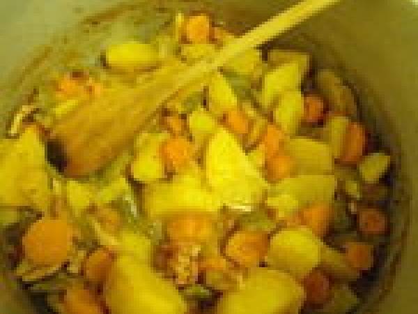 Potée de légumes aux petits lardons - Préparation etape 5