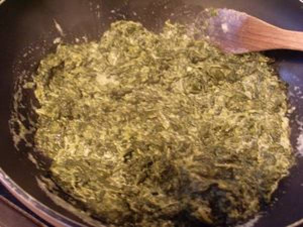 Tourte aux épinards et oeufs - Préparation etape 4