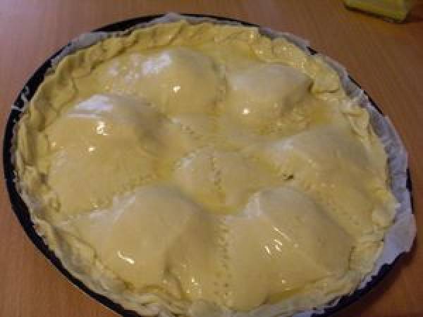 Tourte aux épinards et oeufs - Préparation etape 7