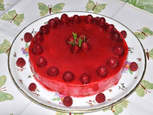 Bavarois à la framboise (IG bas) - Préparation etape 6