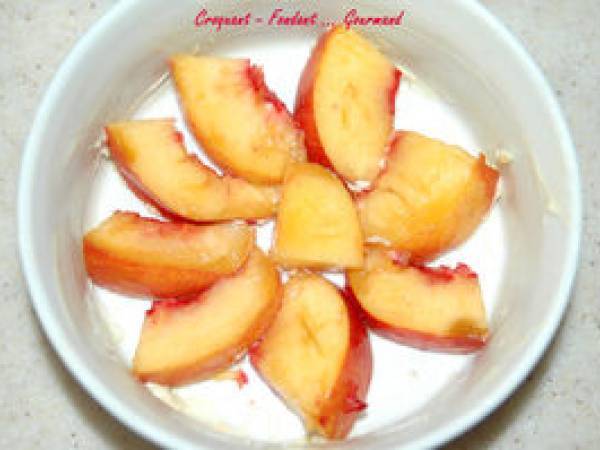 CRÈME AUX NECTARINES - Préparation etape 1