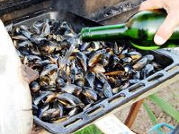 Moules aux épices (presque) au barbecue... - Préparation etape 4