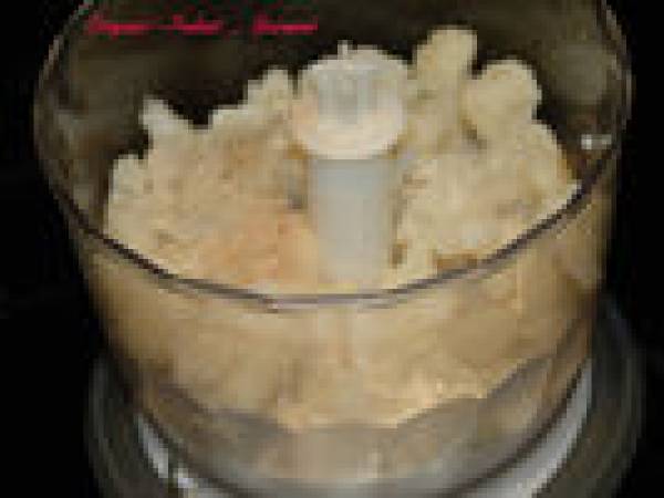 CRÉMEUX de CHOU-FLEUR au SAUMON FUMÉ - Préparation etape 2