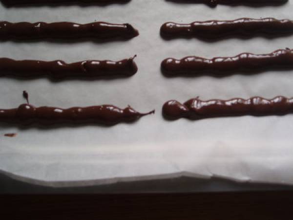 Bâtons de boulanger ou barres de chocolat - Préparation etape 2