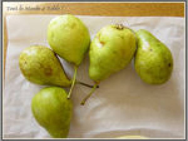 Chaussons poire, amande, chocolat - Préparation etape 3