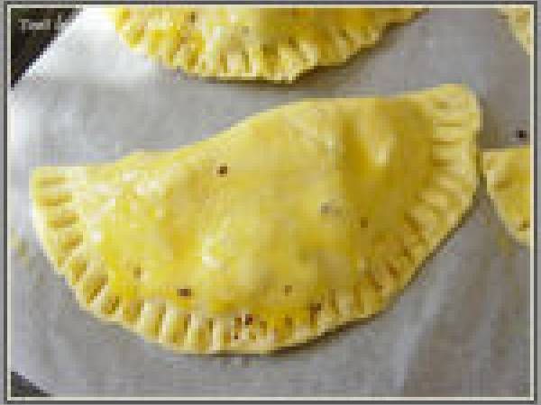 Chaussons poire, amande, chocolat - Préparation etape 5