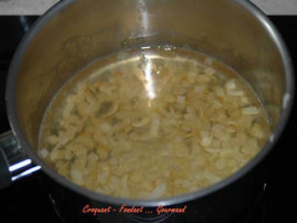 FLAN de POTIRON aux St JACQUES - Préparation etape 6