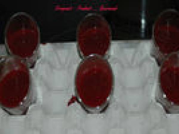 PANNA COTTA CHOCOLAT BLANC-FRAMBOISES - Préparation etape 3