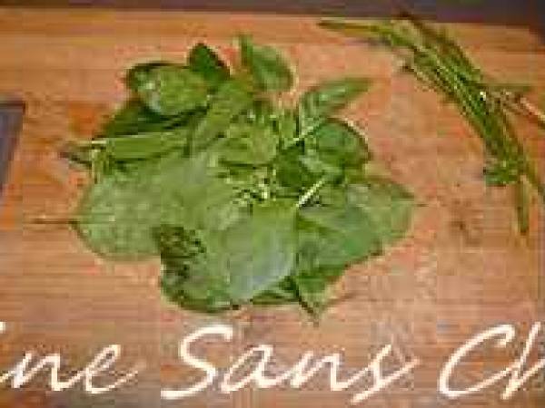 Courgettes trompettes au fromage de brebis et pignon de pin - Préparation etape 3