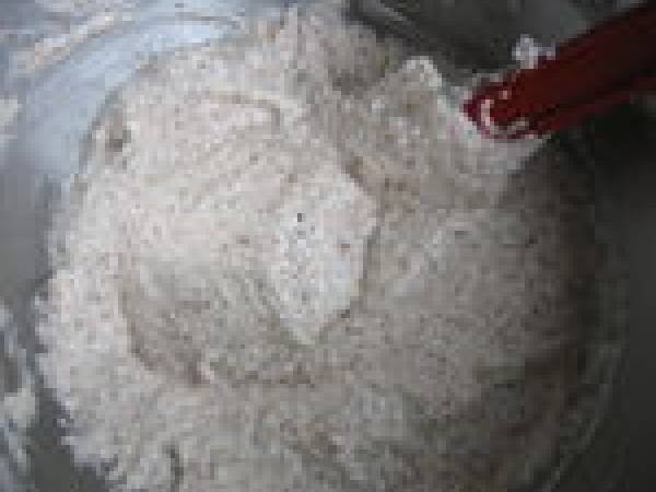 Dacquoise au chocolat et aux noisettes - Préparation etape 2