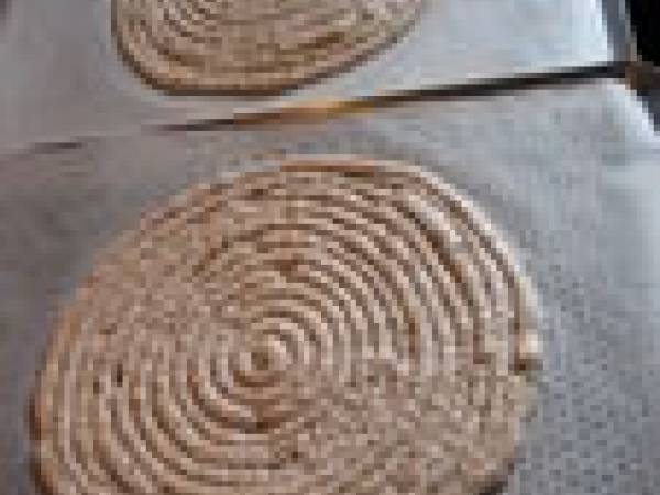 Dacquoise au chocolat et aux noisettes - Préparation etape 4