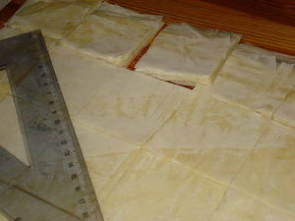 Chamiya ou petit feuilleté la pistache (pâtisserie syrienne/libannaise). - Préparation etape 3