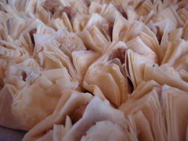 Chamiya ou petit feuilleté la pistache (pâtisserie syrienne/libannaise). - Préparation etape 5