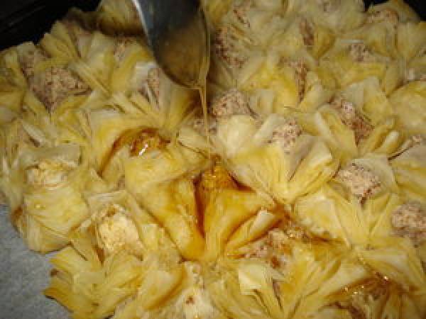 Chamiya ou petit feuilleté la pistache (pâtisserie syrienne/libannaise). - Préparation etape 7
