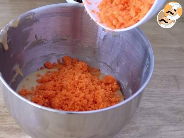 Carrot Cake, gateau aux carottes - Préparation etape 3