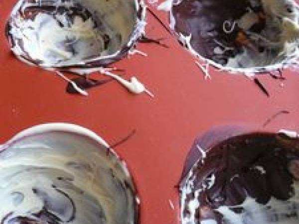 Bombe Chocolat - Caramel au beurre salé - Préparation etape 2