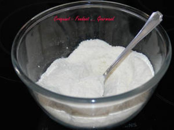 VISITANDINE aux FRAMBOISES - Préparation etape 1