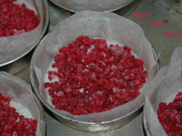 VISITANDINE aux FRAMBOISES - Préparation etape 4