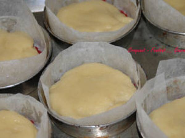 VISITANDINE aux FRAMBOISES - Préparation etape 5