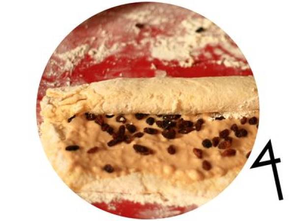 Pains aux raisins sans gluten comme chez le boulanger - Préparation etape 4