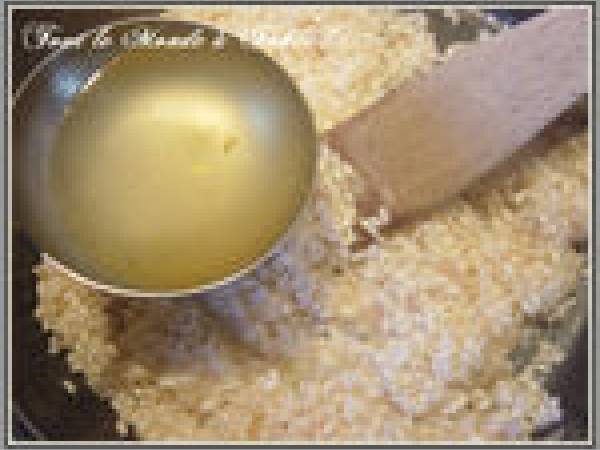 Risotto aux noix de Saint Jacques et Xérès - Préparation etape 3