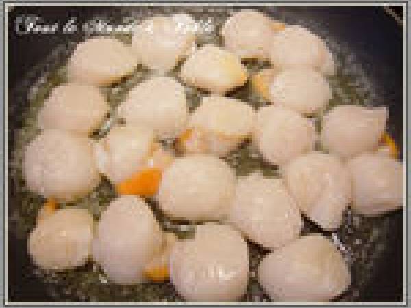 Risotto aux noix de Saint Jacques et Xérès - Préparation etape 6