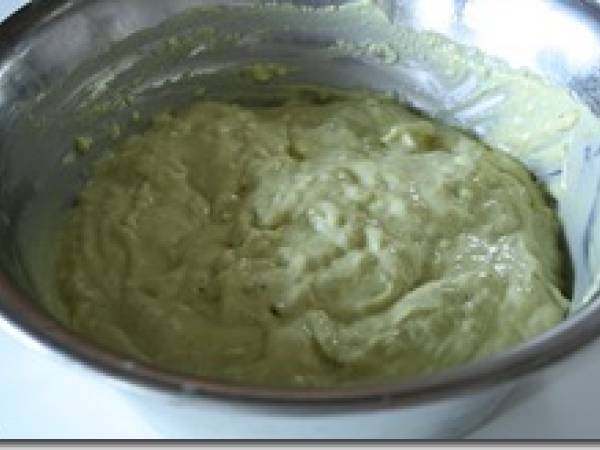 Verrine Pistache et Fruits de la Passion, Sauce Chocolat - Préparation etape 2