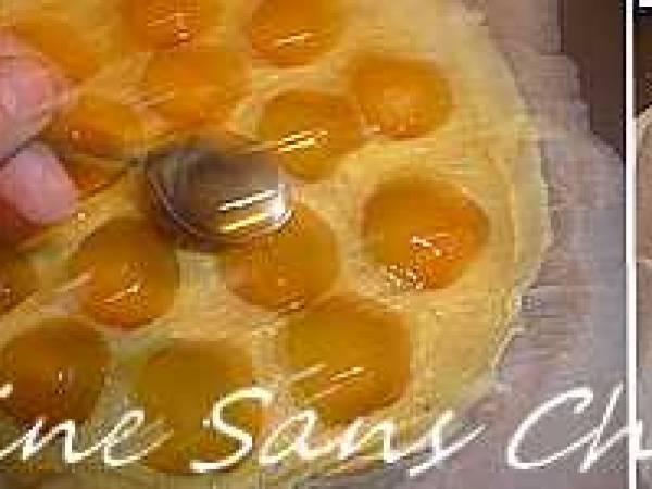 Tarte aux abricots crème d'amande et romarin - Préparation etape 7