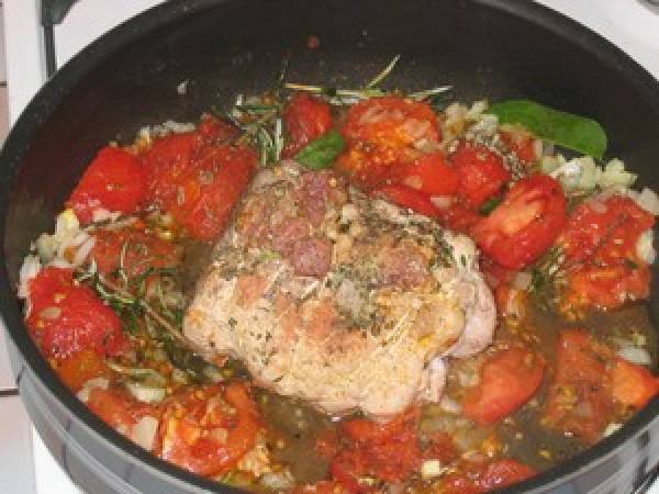 Noix de porc aux herbes - Préparation etape 4