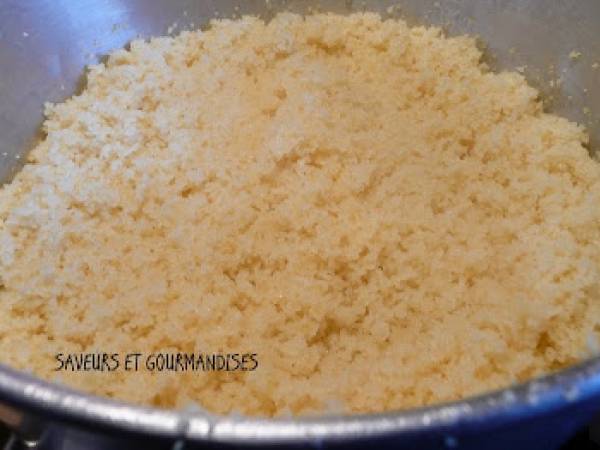 COUSCOUS AUX LEGUMES VAPEUR. - Préparation etape 3