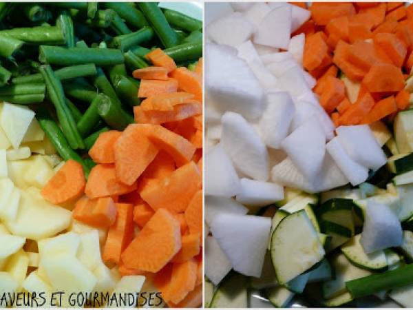 COUSCOUS AUX LEGUMES VAPEUR. - Préparation etape 5