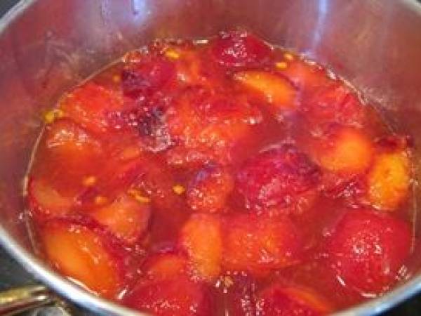 Terrine de prunes au pain d'épices. - Préparation etape 3