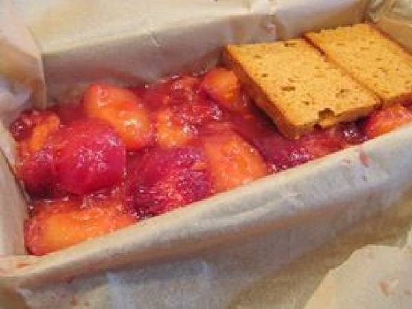 Terrine de prunes au pain d'épices. - Préparation etape 5