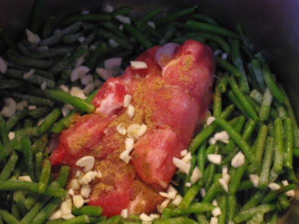 Ragoût de haricots à l'agneau et son riz / Roz w'fassouliyyé - Préparation etape 3