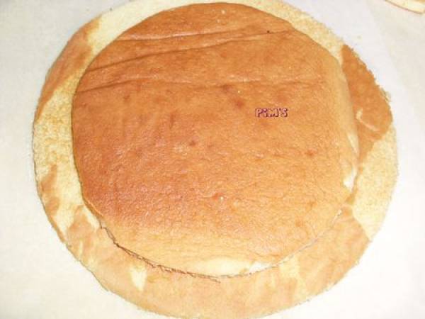 Gâteau fruits exotiques / chocolat blanc - Préparation etape 2