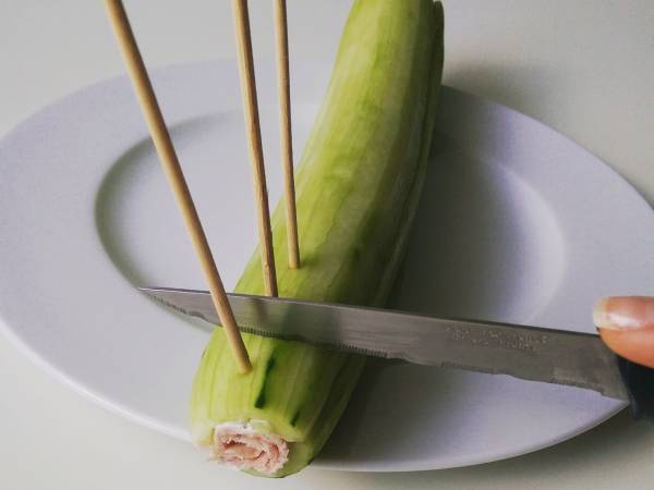 Sandwich et sucettes apéro light - Préparation etape 4