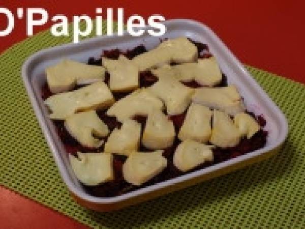 Gratin de betteraves, poireaux, pommes de terre - Préparation etape 4