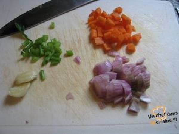 Médaillons de Volaille aux Ecrevisses, façon Bonaparte - Préparation etape 5